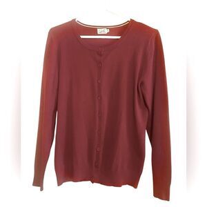 Cielo Cranberry Color Cardigan